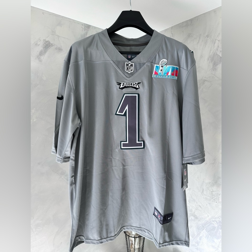 Eagles NFL On Field Nike Jersey with tags #1 Hurts -Super Bowl LVII Edition